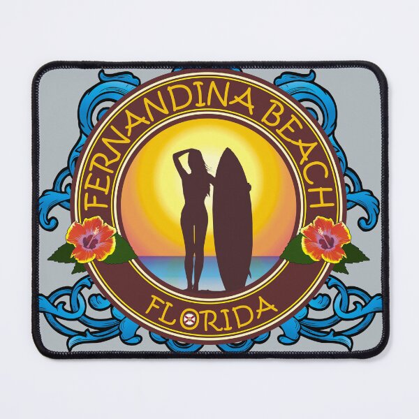 Item preview, Fernandina Beach Florida surfer girl designed and sold by studioss76.