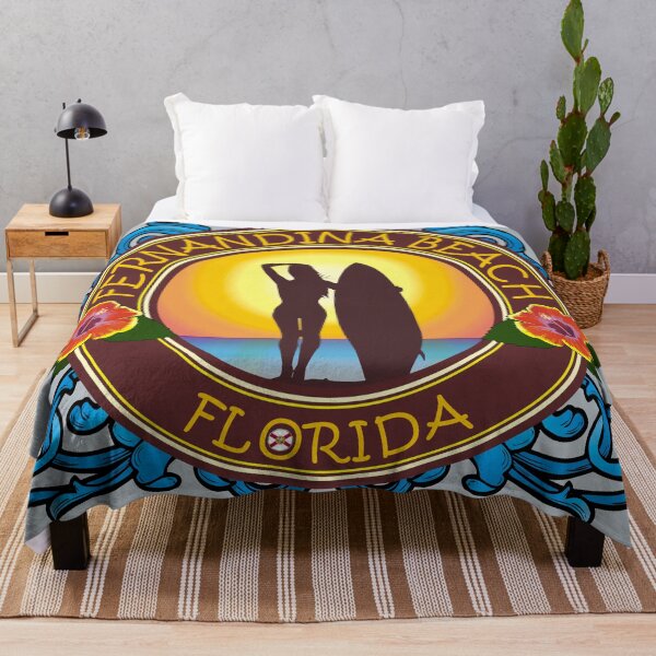 Item preview, Fernandina Beach Florida surfer girl designed and sold by studioss76.