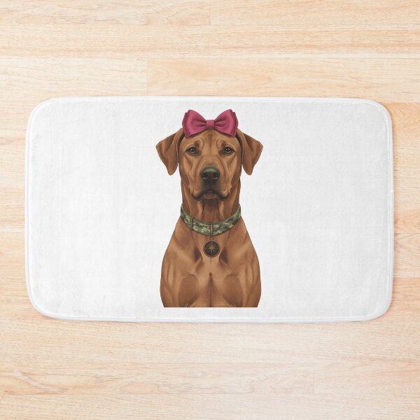 Item preview, Rhodesian Ridgeback Dog Pink Bow Compass Medallion designed and sold by k3rstman1.