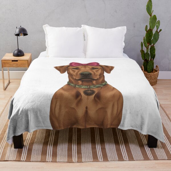Item preview, Rhodesian Ridgeback Dog Pink Bow Compass Medallion designed and sold by k3rstman1.