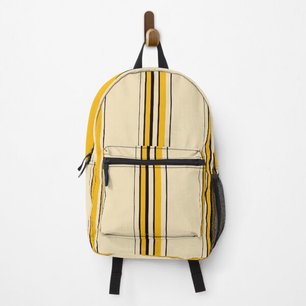 Item preview, Yellow Black Vertical Stripes Pattern – Retro Bold Stripe Design designed and sold by WildHugeDot.