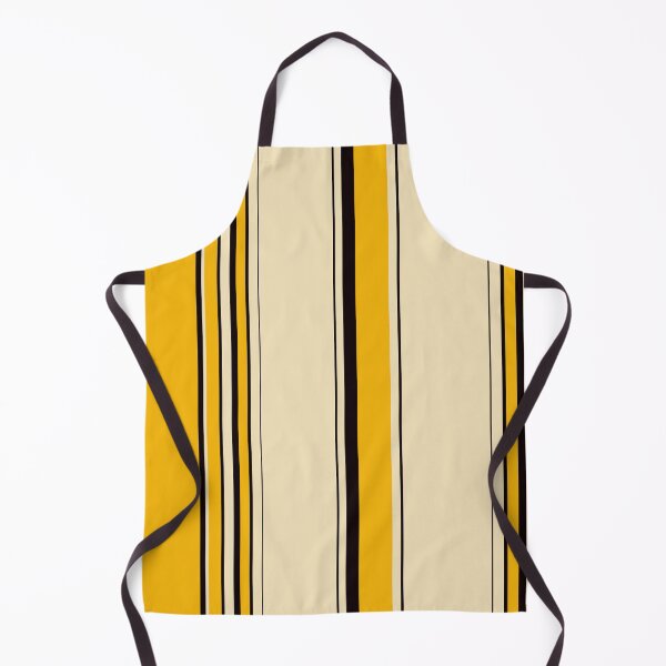 Item preview, Yellow Black Vertical Stripes Pattern – Retro Bold Stripe Design designed and sold by WildHugeDot.