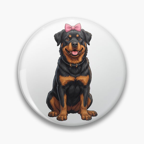Item preview, Adorable Female Rottweiler Puppy with Pink Bow designed and sold by k3rstman1.
