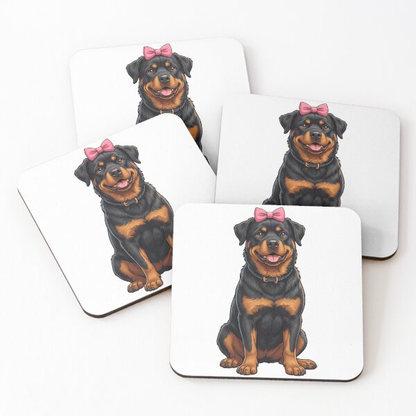 Item preview, Adorable Female Rottweiler Puppy with Pink Bow designed and sold by k3rstman1.
