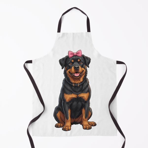 Item preview, Adorable Female Rottweiler Puppy with Pink Bow designed and sold by k3rstman1.