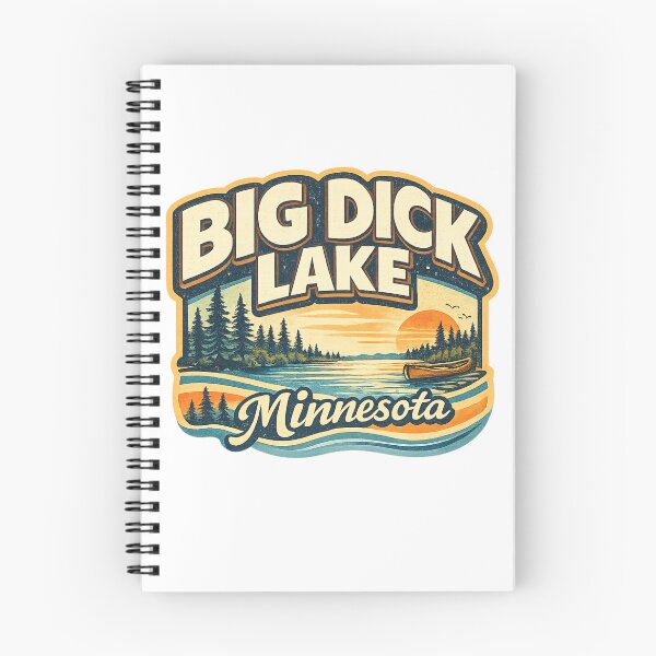 Item preview, Big Dick Lake Minnesota Northern Pines Sunset Canoe Landscape designed and sold by Aryabek.