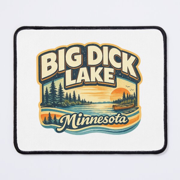 Item preview, Big Dick Lake Minnesota Northern Pines Sunset Canoe Landscape designed and sold by Aryabek.