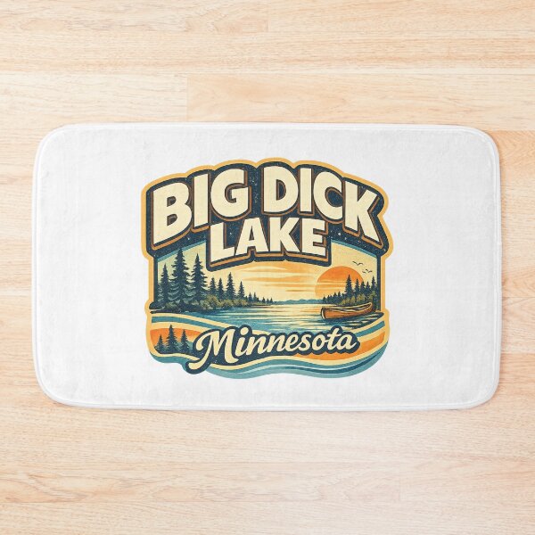 Item preview, Big Dick Lake Minnesota Northern Pines Sunset Canoe Landscape designed and sold by Aryabek.