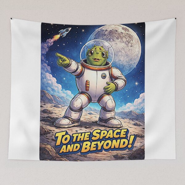 Item preview, METAFrog, To the space... designed and sold by NubesDesignCH.
