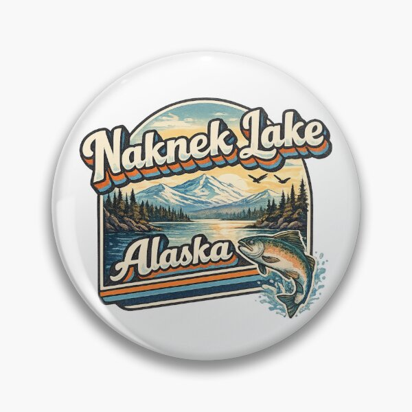 Item preview, Naknek Lake Alaska Katmai National Park Bristol Bay Mountain Wilderness designed and sold by Aryabek.