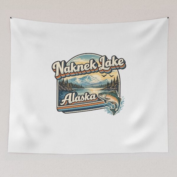 Item preview, Naknek Lake Alaska Katmai National Park Bristol Bay Mountain Wilderness designed and sold by Aryabek.