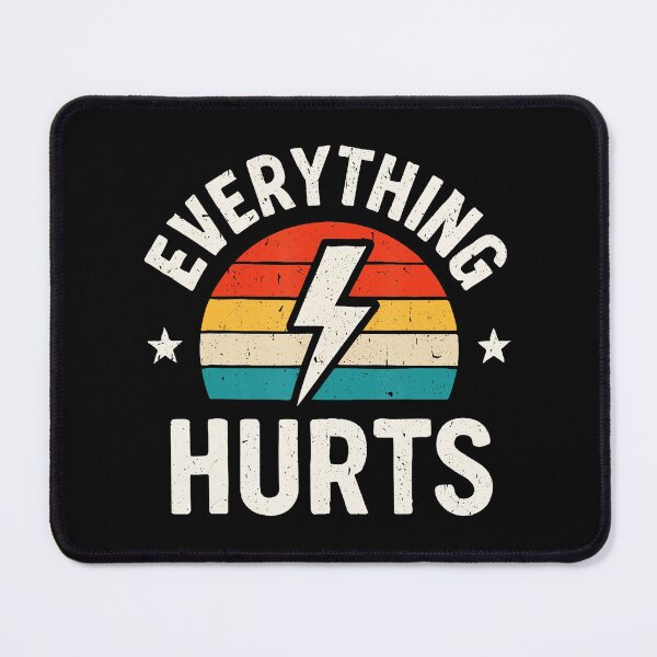 Item preview, Everything Hurts Funny Workout Gym designed and sold by eliramaison.