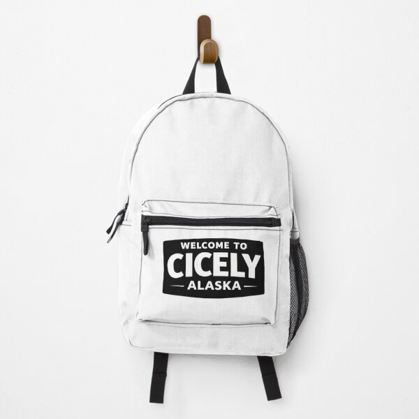 Item preview, Welcome to Cicely Alaska | Northern Exposure Inspired Funny Retro Text Sticker designed and sold by astersgraphics.