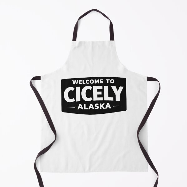 Item preview, Welcome to Cicely Alaska | Northern Exposure Inspired Funny Retro Text Sticker designed and sold by astersgraphics.