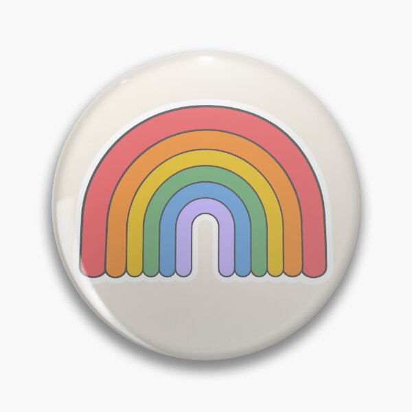 Item preview, Soft Pastel Rainbow Arch Pride Sticker designed and sold by TrendMorphic.