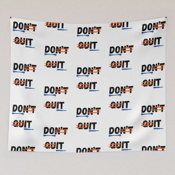 Item preview, Don't Quit Do It Spray Paint Motivational Quote Design designed and sold by Snedsdigital.
