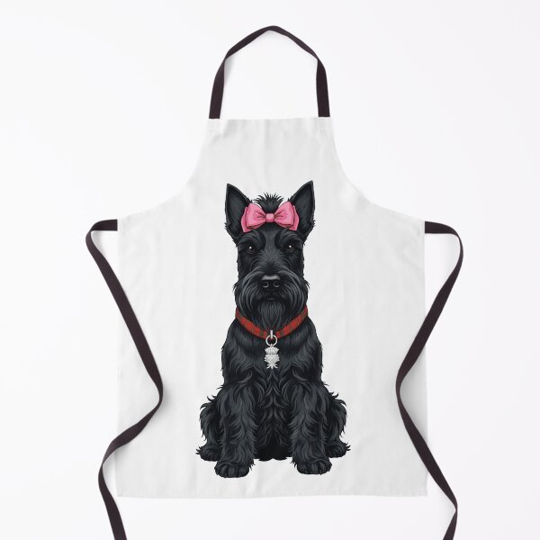 Item preview, Black Scottish Terrier with Pink Bow and Tartan designed and sold by k3rstman1.