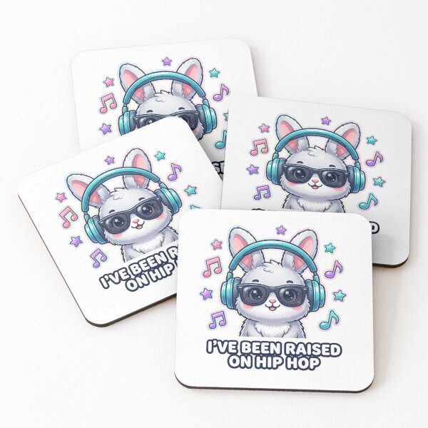 Item preview, Kawaii Hip Hop Bunny Sticker designed and sold by Ashley critters.
