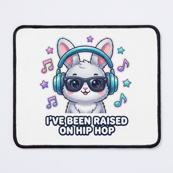 Item preview, Kawaii Hip Hop Bunny Sticker designed and sold by Ashley critters.