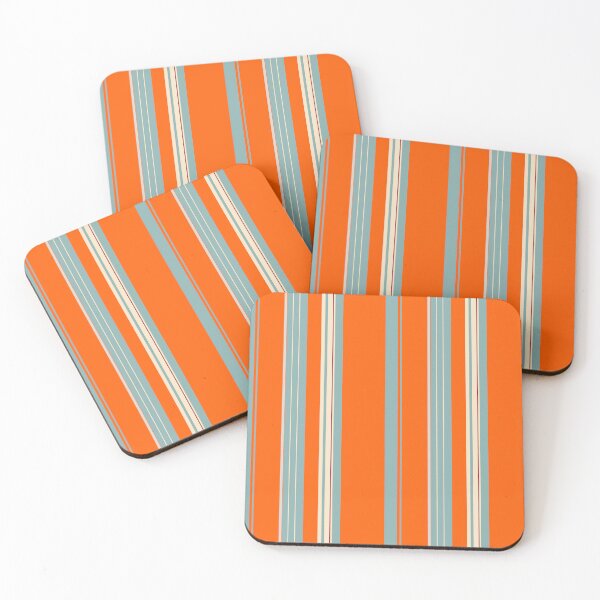 Item preview, Orange Stripes Pattern – Retro Colorful Stripe Design designed and sold by WildHugeDot.