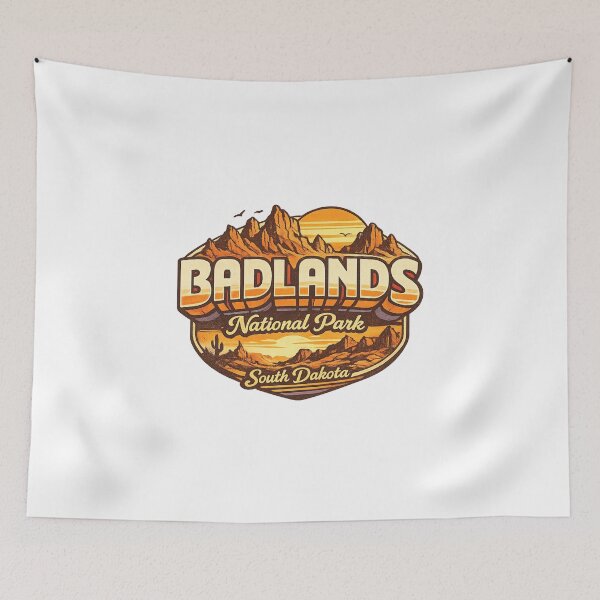 Item preview, Badlands National Park South Dakota Black Hills Great Plains Rock Formations designed and sold by Aryabek.