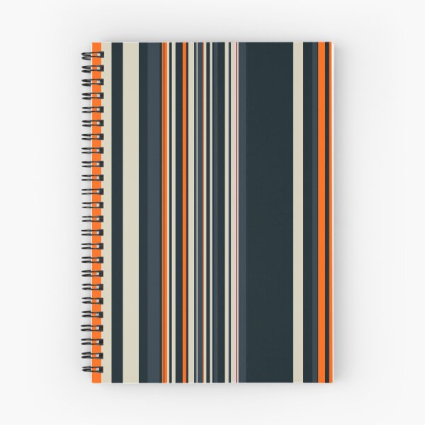 Item preview, Orange Black Stripes Pattern – Vertical Retro Stripe Design designed and sold by WildHugeDot.