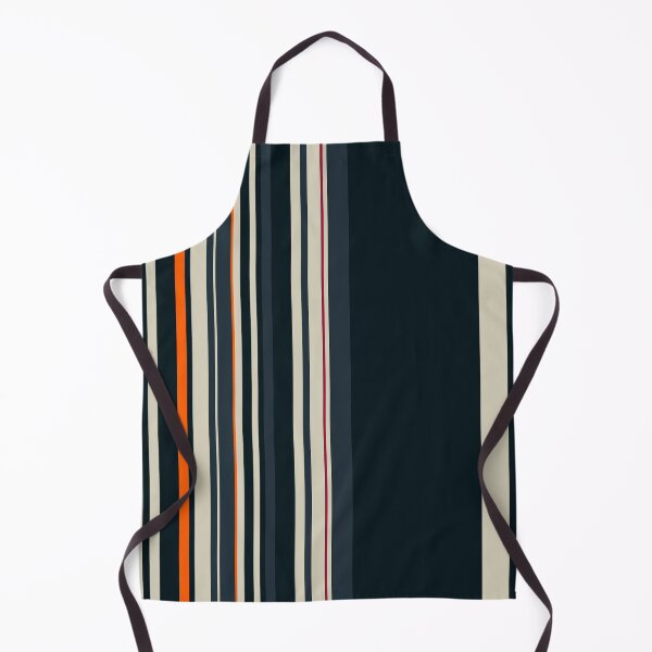 Item preview, Orange Black Stripes Pattern – Vertical Retro Stripe Design designed and sold by WildHugeDot.