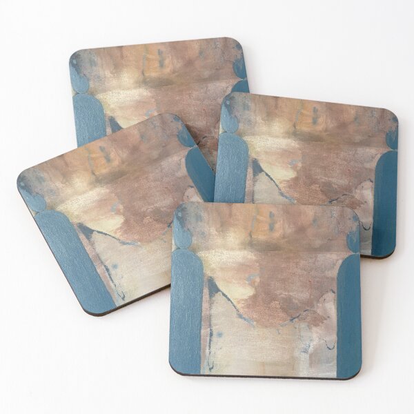 Item preview, Minimal Portrait with Dark Blue Statement Earrings designed and sold by Gela Mikava.