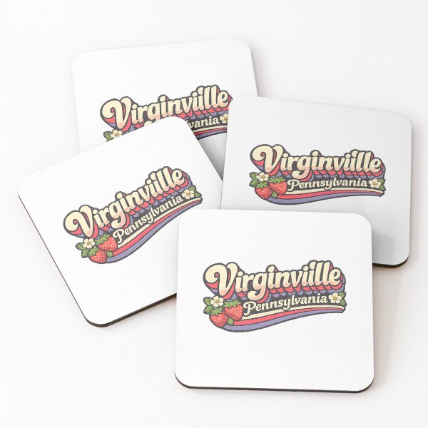 Item preview, Virginville Pennsylvania Berks County Pennsylvania Dutch Country Strawberry Farms Region designed and sold by Aryabek.