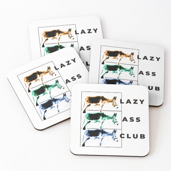 Item preview, Lazy ass club - funny donkey quote designed and sold by ChiaraPagani.