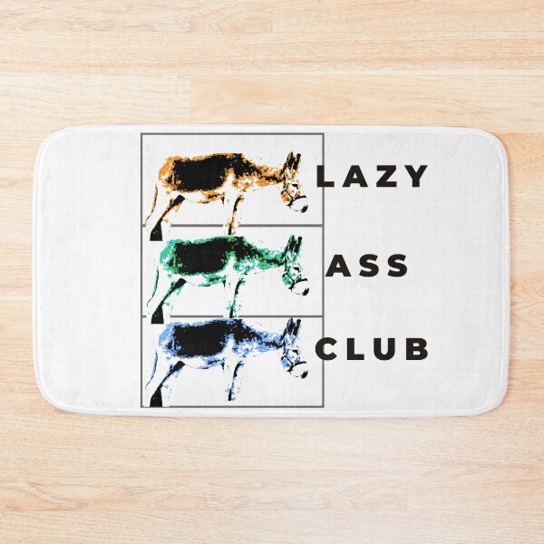 Item preview, Lazy ass club - funny donkey quote designed and sold by ChiaraPagani.