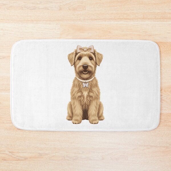 Item preview, Adorable Soft Coated Wheaten Terrier with Pink Bow designed and sold by k3rstman1.