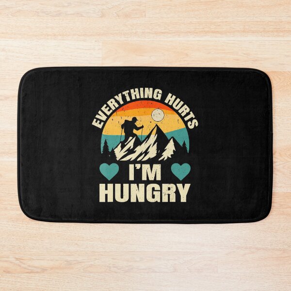 Item preview, Everything Hurts I’m Hungry Running Humor  designed and sold by eliramaison.