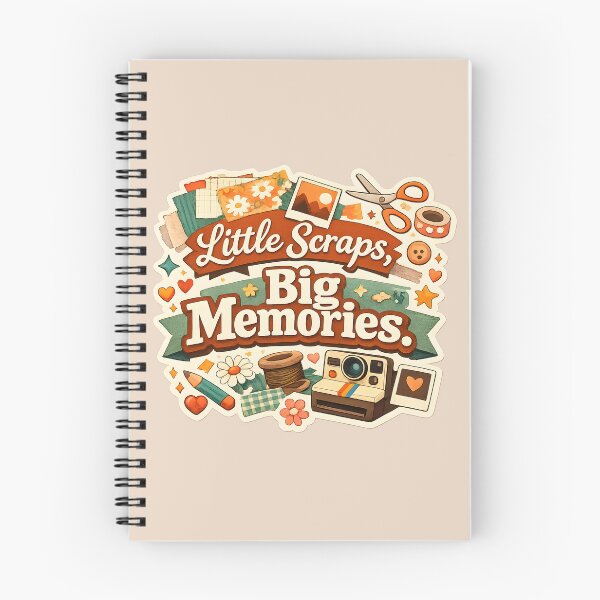 Item preview, Little Scraps, Big Memories – Scrapbooking Vintage Craft Design designed and sold by blankTeeShirt.