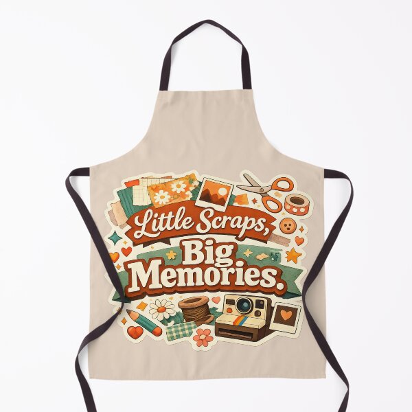 Item preview, Little Scraps, Big Memories – Scrapbooking Vintage Craft Design designed and sold by blankTeeShirt.