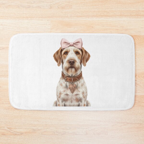 Item preview, Elegant Spinone Italiano Dog with Pink Bow designed and sold by k3rstman1.