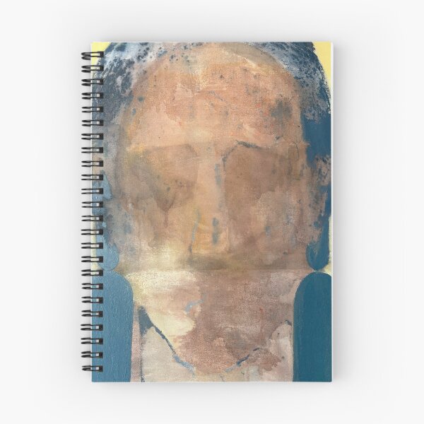 Item preview, Abstract Portrait with Blue Statement Earrings designed and sold by Gela Mikava.