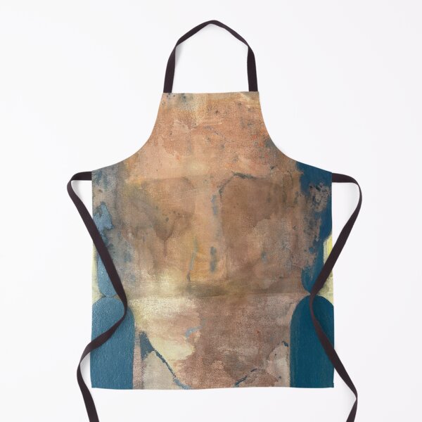 Item preview, Abstract Portrait with Blue Statement Earrings designed and sold by Gela Mikava.