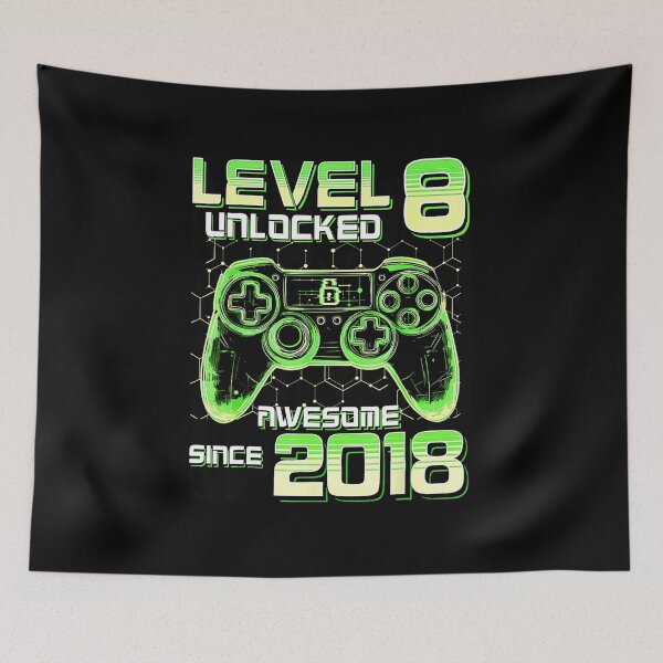 Item preview, Level 8 Unlocked Birthday Gamer  designed and sold by FGTV2021.