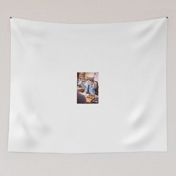 Item preview, Funny Cat Eye Doctor Art Print designed and sold by LovelyCatGalaxy.