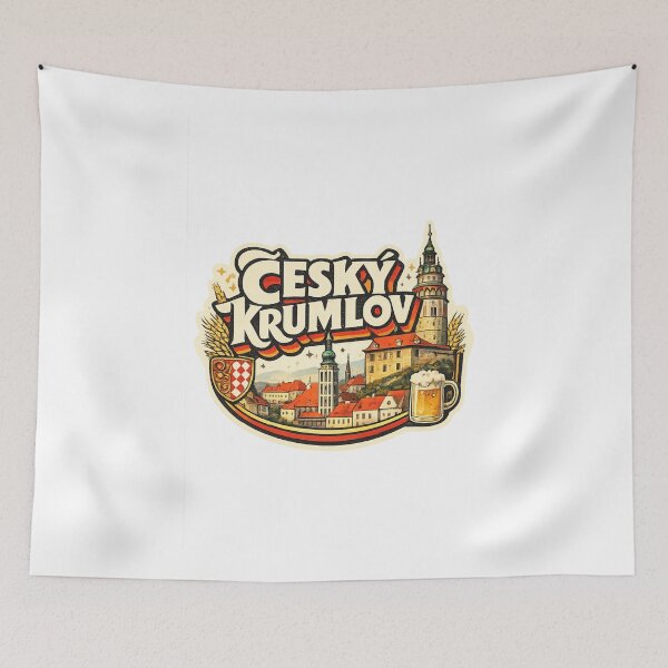 Item preview, Český Krumlov South Bohemian Region Czech Republic Vltava River Castle Town designed and sold by Aryabek.