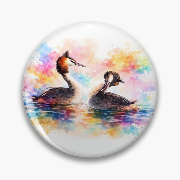 Item preview, Vibrant Water Birds designed and sold by cuprum.