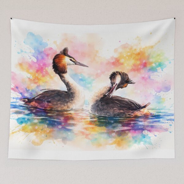 Item preview, Vibrant Water Birds designed and sold by cuprum.