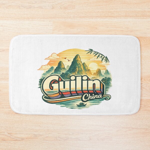 Item preview, Guilin Guangxi China Li River Yangshuo Karst Peaks Scenic Landscape designed and sold by Aryabek.