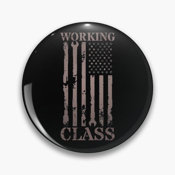Item preview, Working Class American Flag Mechanic T-Shirt Blue Collar Patriotic Tools Design designed and sold by TwistedComicLab.