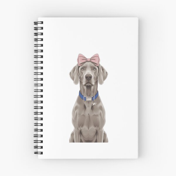 Item preview, Cute Weimaraner Dog with Pink Bow designed and sold by k3rstman1.