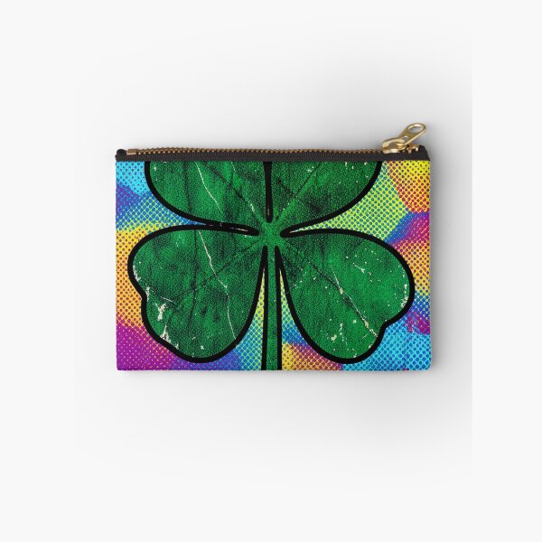 Item preview, Distressed Pop Art Four Leaf Clover designed and sold by Bloomkept.