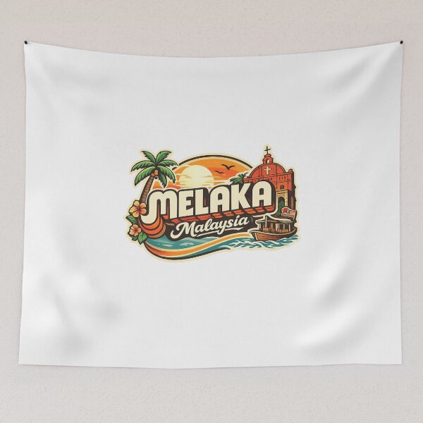 Item preview, Melaka Malaysia Malacca Strait Dutch Square Jonker Street Heritage City designed and sold by Aryabek.