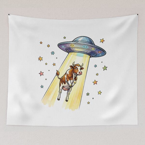 Item preview, UFO Abduction Scene ?? designed and sold by catcurio.