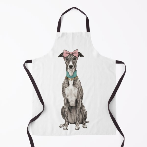 Item preview, Elegant Brindle Whippet Dog Pink Bow designed and sold by k3rstman1.